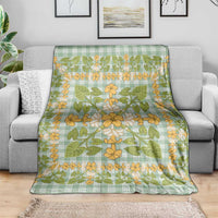 Squares Puakenikeni and Kalo Blanket Turquoise Palaka Hawaiian Quilt Pattern LT9 - Polynesian Pride