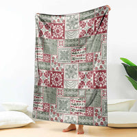 Mele Kalikimaka Hawaii Christmas Blanket Aloha Spirit with Hawaiian Quilt Pattern LT9 - Polynesian Pride