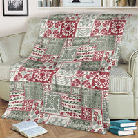 Mele Kalikimaka Hawaii Christmas Blanket Aloha Spirit with Hawaiian Quilt Pattern LT9 - Polynesian Pride
