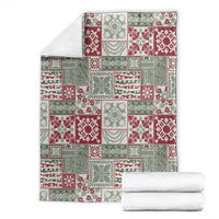 Mele Kalikimaka Hawaii Christmas Blanket Aloha Spirit with Hawaiian Quilt Pattern LT9 - Polynesian Pride