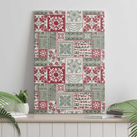 Mele Kalikimaka Hawaii Christmas Canvas Wall Art Aloha Spirit with Hawaiian Quilt Pattern LT9 - Polynesian Pride