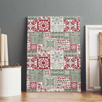Mele Kalikimaka Hawaii Christmas Canvas Wall Art Aloha Spirit with Hawaiian Quilt Pattern LT9 - Polynesian Pride