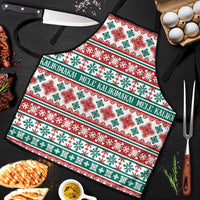 Mele Kalikimaka Hawaii Christmas Apron Hawaiian Quilt Pattern Style LT9 Beige - Polynesian Pride