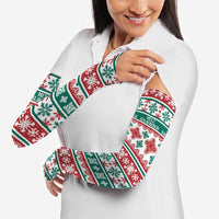 Mele Kalikimaka Hawaii Christmas Arm Sleeves Hawaiian Quilt Pattern Style LT9 - Polynesian Pride