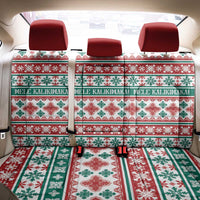 Mele Kalikimaka Hawaii Christmas Back Car Seat Cover Hawaiian Quilt Pattern Style LT9 - Polynesian Pride
