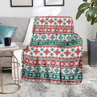 Mele Kalikimaka Hawaii Christmas Blanket Hawaiian Quilt Pattern Style LT9 - Polynesian Pride
