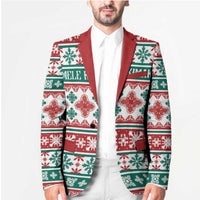 Mele Kalikimaka Hawaii Christmas Blazer Hawaiian Quilt Pattern Style LT9 - Polynesian Pride