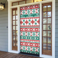 Mele Kalikimaka Hawaii Christmas Door Cover Hawaiian Quilt Pattern Style LT9 - Polynesian Pride