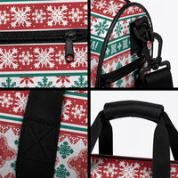 Mele Kalikimaka Hawaii Christmas Duffle Bag Hawaiian Quilt Pattern Style LT9 - Polynesian Pride