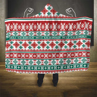Mele Kalikimaka Hawaii Christmas Hooded Blanket Hawaiian Quilt Pattern Style LT9 - Polynesian Pride