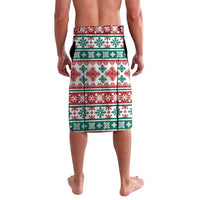 Mele Kalikimaka Hawaii Christmas Lavalava Hawaiian Quilt Pattern Style LT9 - Polynesian Pride