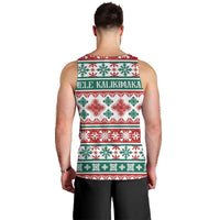 Mele Kalikimaka Hawaii Christmas Men Tank Top Hawaiian Quilt Pattern Style LT9 - Polynesian Pride
