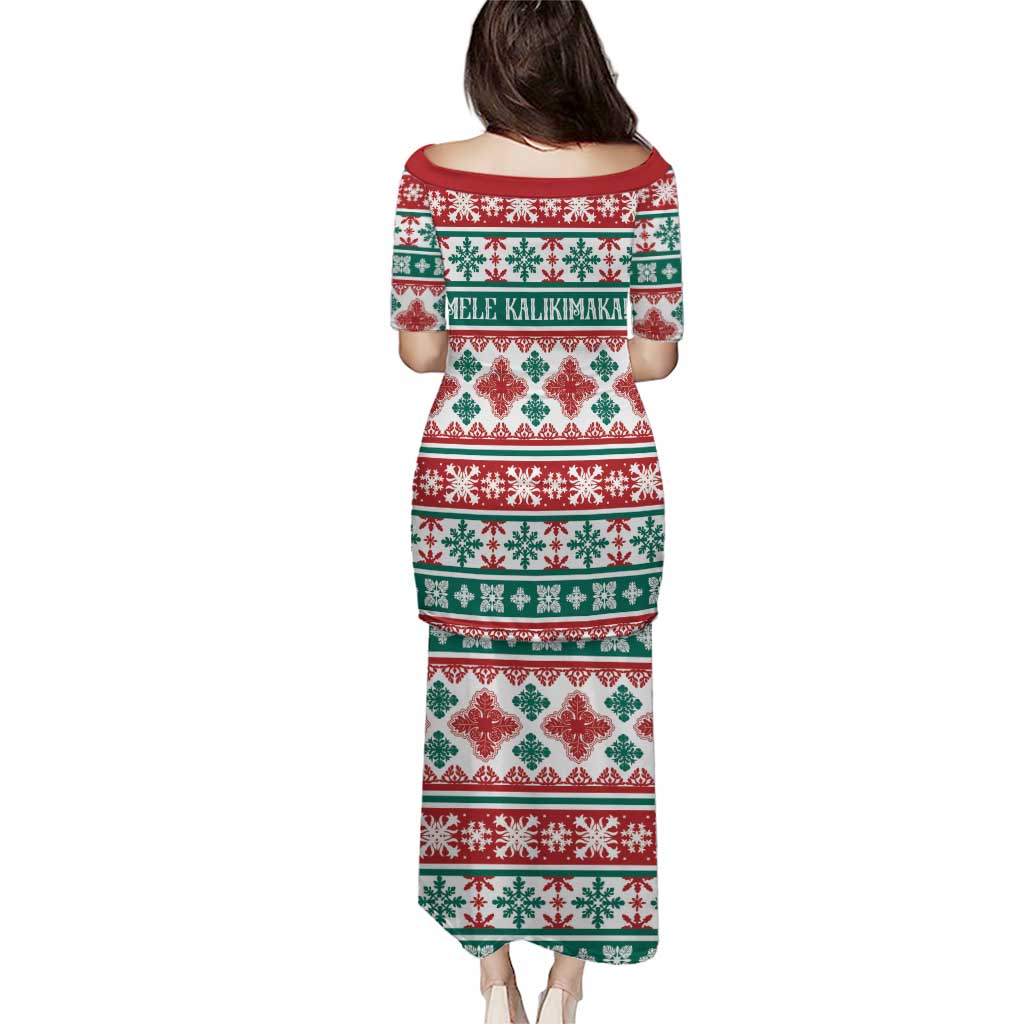 Mele Kalikimaka Hawaii Christmas Puletasi Hawaiian Quilt Pattern Style LT9 - Polynesian Pride