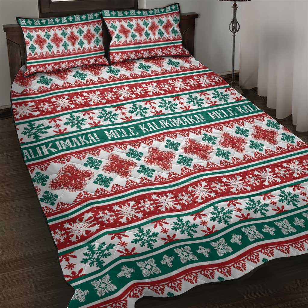 Mele Kalikimaka Hawaii Christmas Quilt Bed Set Hawaiian Quilt Pattern Style LT9 Beige - Polynesian Pride