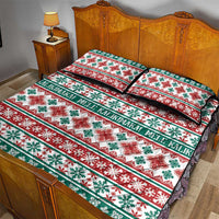 Mele Kalikimaka Hawaii Christmas Quilt Bed Set Hawaiian Quilt Pattern Style LT9 - Polynesian Pride