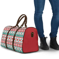 Mele Kalikimaka Hawaii Christmas Travel Bag Hawaiian Quilt Pattern Style LT9 - Polynesian Pride
