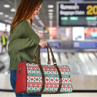 Mele Kalikimaka Hawaii Christmas Travel Bag Hawaiian Quilt Pattern Style LT9 - Polynesian Pride