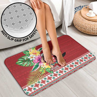 Santa Surf Mele Kalikimaka Personalized Bathroom Set Aloha Tropical Christmas Vibes LT9 - Polynesian Pride