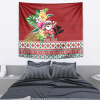 Santa Surf Mele Kalikimaka Personalized Tapestry Aloha Tropical Christmas Vibes LT9 - Polynesian Pride