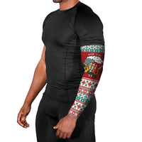 Shaka Sign Skull Mele Kalikimaka Personalized Arm Sleeves Hawaiian Quilt Pattern LT9 - Polynesian Pride