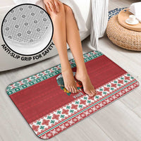 Shaka Sign Skull Mele Kalikimaka Personalized Bathroom Set Hawaiian Quilt Pattern LT9 - Polynesian Pride