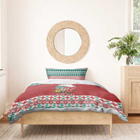 Shaka Sign Skull Mele Kalikimaka Personalized Bedding Set Hawaiian Quilt Pattern LT9 - Polynesian Pride