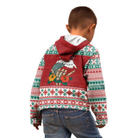 Shaka Sign Skull Mele Kalikimaka Personalized Kid Hoodie Hawaiian Quilt Pattern LT9 - Polynesian Pride