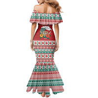 Shaka Sign Skull Mele Kalikimaka Personalized Mermaid Dress Hawaiian Quilt Pattern LT9 - Polynesian Pride