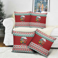 Shaka Sign Skull Mele Kalikimaka Personalized Pillow Cover Hawaiian Quilt Pattern LT9 - Polynesian Pride