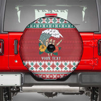 Shaka Sign Skull Mele Kalikimaka Personalized Spare Tire Cover Hawaiian Quilt Pattern LT9 - Polynesian Pride
