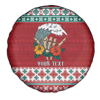 Shaka Sign Skull Mele Kalikimaka Personalized Spare Tire Cover Hawaiian Quilt Pattern LT9 - Polynesian Pride