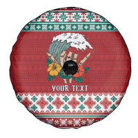 Shaka Sign Skull Mele Kalikimaka Personalized Spare Tire Cover Hawaiian Quilt Pattern LT9 - Polynesian Pride
