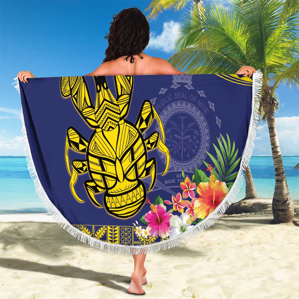 Niue Coconut Crab Beach Blanket Rock of Polynesia LT9 - Polynesian Pride