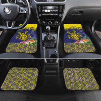 Niue Coconut Crab Car Mats Rock of Polynesia LT9 Set 4pcs Gold - Polynesian Pride