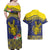 Niue Coconut Crab Couples Matching Off Shoulder Maxi Dress and Hawaiian Shirt Rock of Polynesia