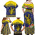 Niue Coconut Crab Family Matching Off Shoulder Maxi Dress and Hawaiian Shirt Rock of Polynesia