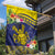 Niue Coconut Crab Garden Flag Rock of Polynesia