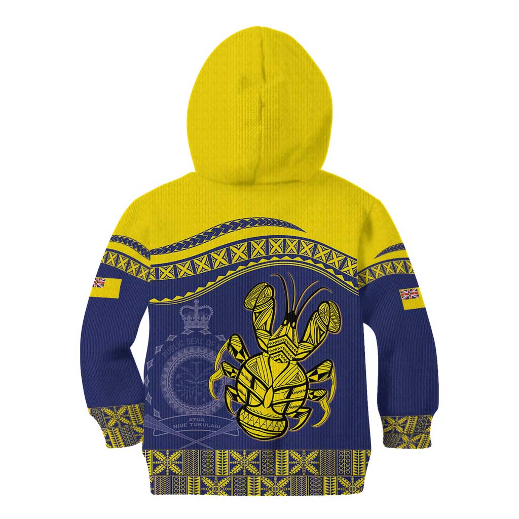 Niue Coconut Crab Kid Hoodie Rock of Polynesia LT9 - Polynesian Pride