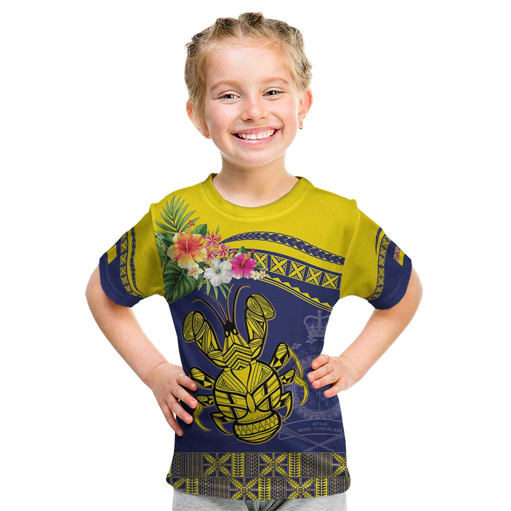 Niue Coconut Crab Kid T Shirt Rock of Polynesia