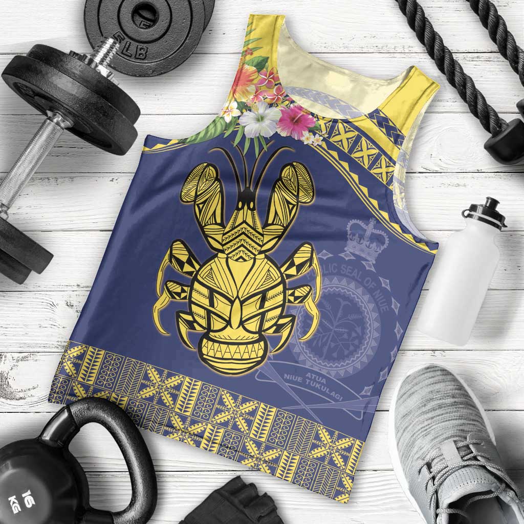 Niue Coconut Crab Men Tank Top Rock of Polynesia LT9 - Polynesian Pride