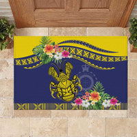 Niue Coconut Crab Rubber Doormat Rock of Polynesia LT9 Gold - Polynesian Pride