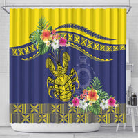 Niue Coconut Crab Shower Curtain Rock of Polynesia LT9 - Polynesian Pride
