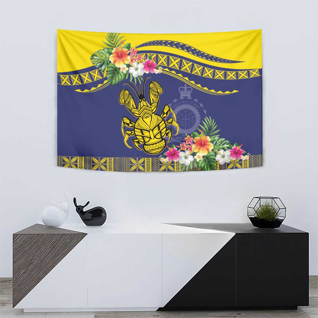 Niue Coconut Crab Tapestry Rock of Polynesia LT9 - Polynesian Pride