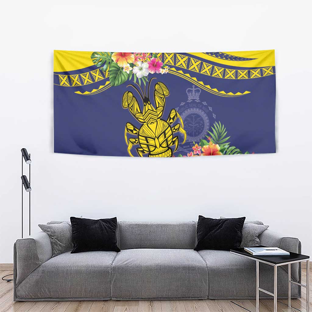 Niue Coconut Crab Tapestry Rock of Polynesia LT9 - Polynesian Pride