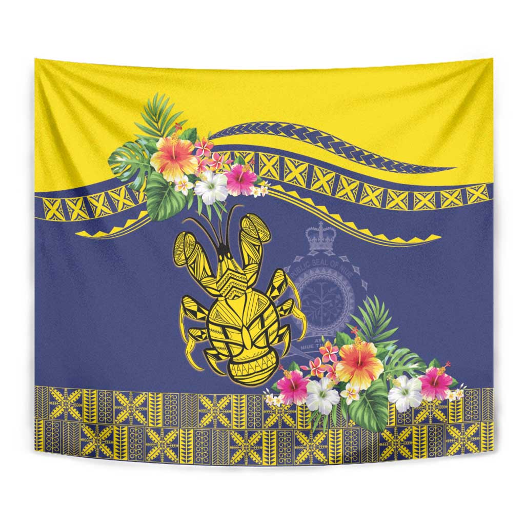 Niue Coconut Crab Tapestry Rock of Polynesia LT9 - Polynesian Pride
