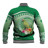 Norfolk Parakeet Tropical Baseball Jacket Norfolk Island Tribal Pattern LT9 - Polynesian Pride