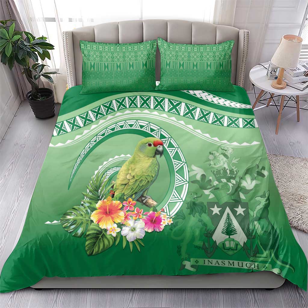 Norfolk Parakeet Tropical Bedding Set Norfolk Island Tribal Pattern LT9 - Polynesian Pride