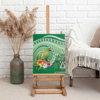 Norfolk Parakeet Tropical Canvas Wall Art Norfolk Island Tribal Pattern LT9 - Polynesian Pride