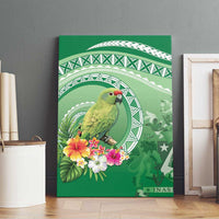 Norfolk Parakeet Tropical Canvas Wall Art Norfolk Island Tribal Pattern LT9 - Polynesian Pride