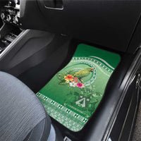 Norfolk Parakeet Tropical Car Mats Norfolk Island Tribal Pattern LT9 - Polynesian Pride